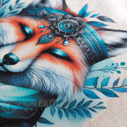 Bohemian Fox tote bag, 100% cotton