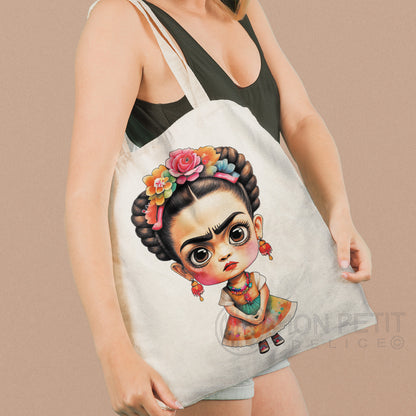 Tote Bag Frida Kahlo 100% Recycelter Baumwolle 