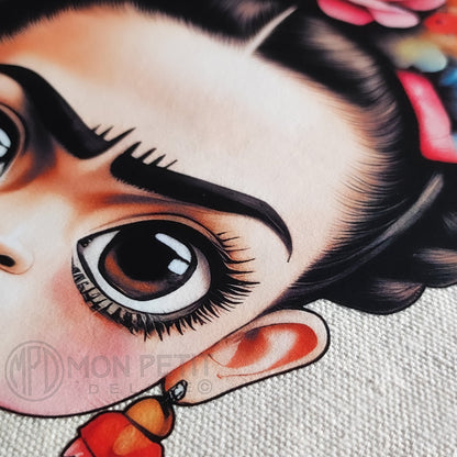 Tote Bag Frida Kahlo 100% Recycelter Baumwolle 